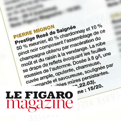 Champagne Pierre Mignon - Presse